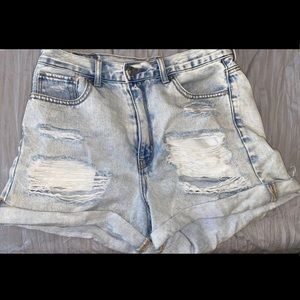 American Eagle mom shorts